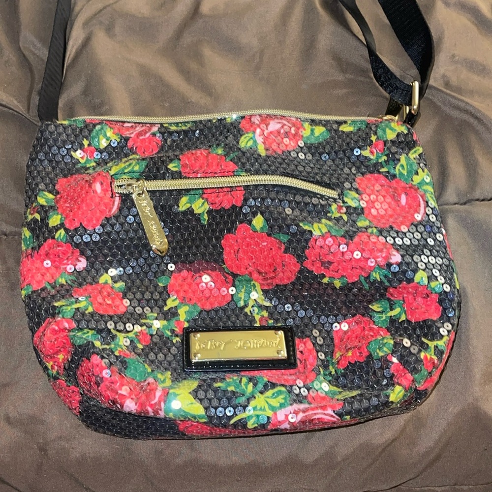 Multicolored pre-owned like very new Betsy Johnson purse